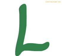 Green Letter L
