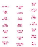 set of Sayings for Valentineâs day Candy Hearts