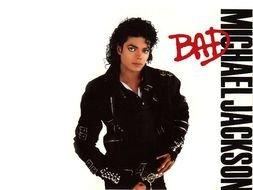 Michael Jackson Bad Album drawing
