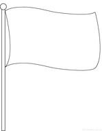 Blank Flag Template