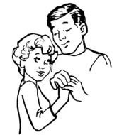 Boy And Girl Holding Hands Clip Art N2