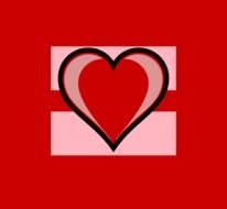 Red Equals Sign Clip Art drawing