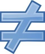 Not Equal Sign N2