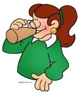 Drinking Water Clip Art