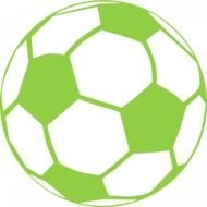 green football ball