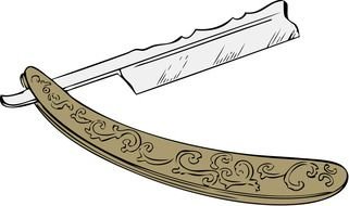 Barber Razor drawing