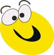 yellow Smiley Face Clip Art drawing