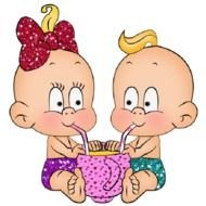 Cartoon Baby Girl Clip Art