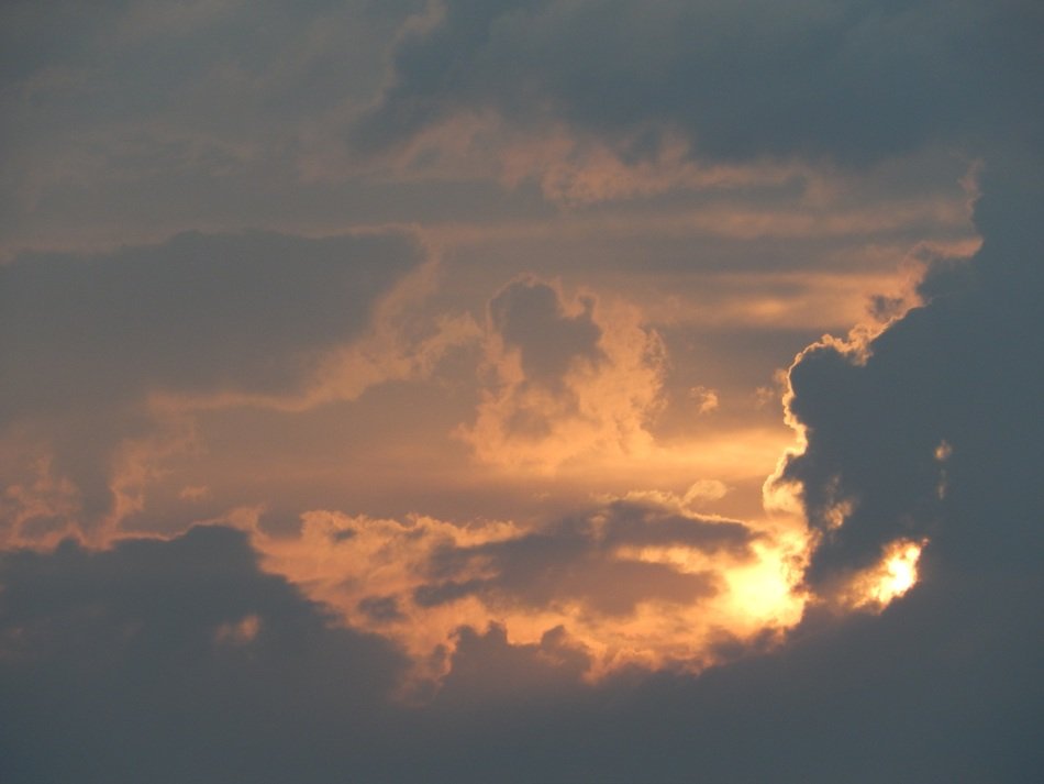 Sunset on the west