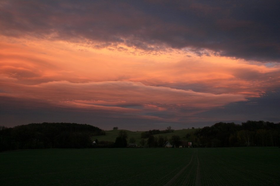 sky sunset drama