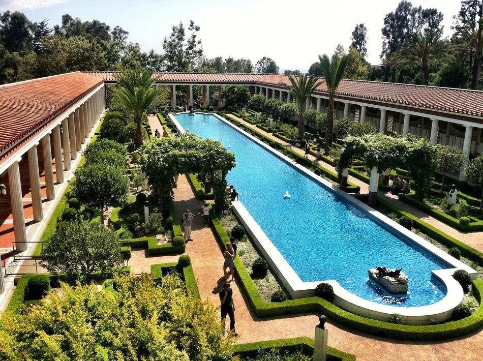 Pool at Getty Malibu