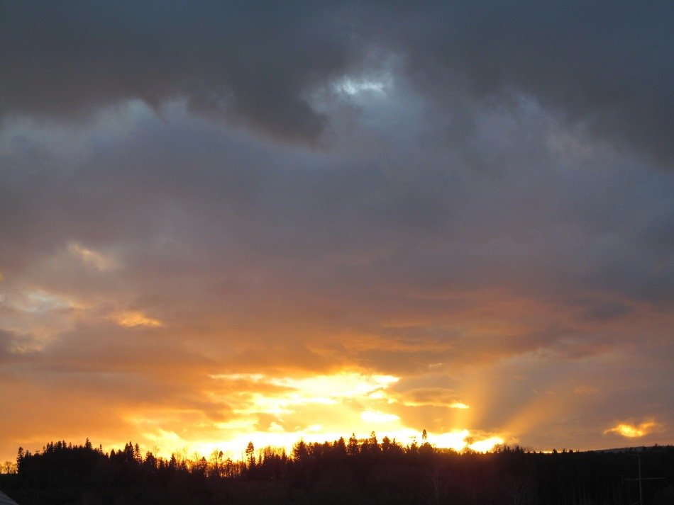 picture of the colorful clouds on sky