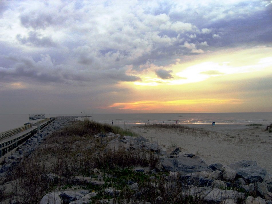 Jetty of the ocean