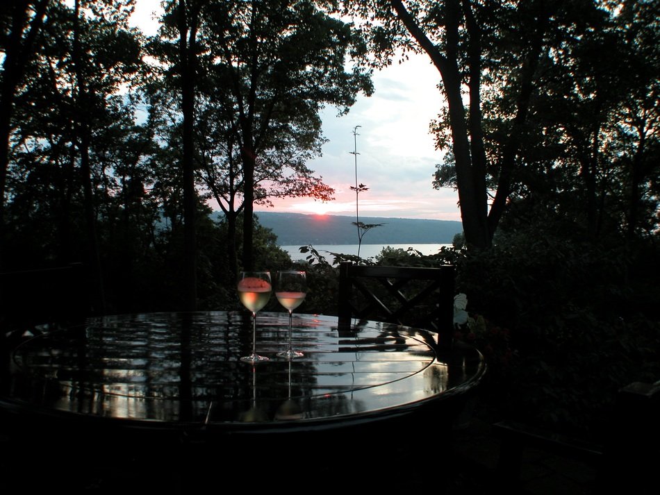 romantic dinner in upstate New York