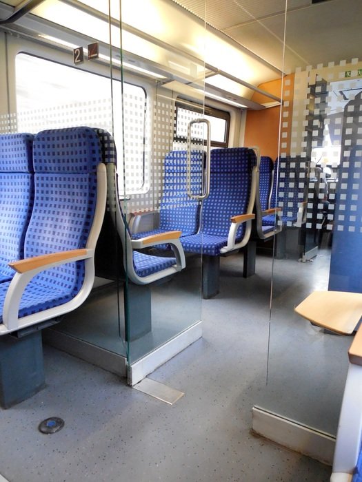 chairs in the train
