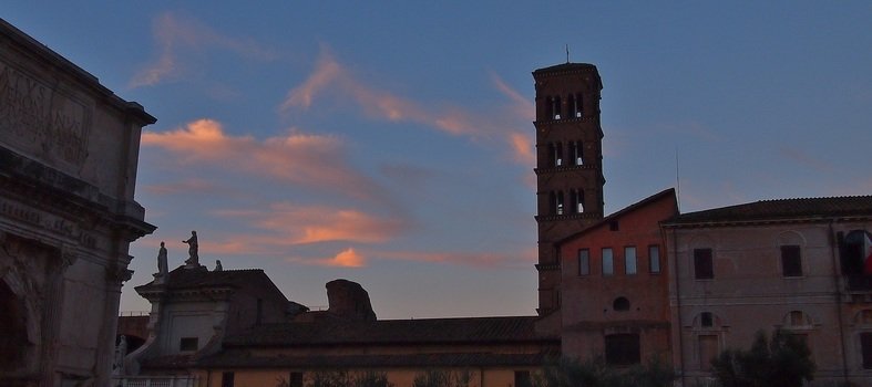 rome sunset