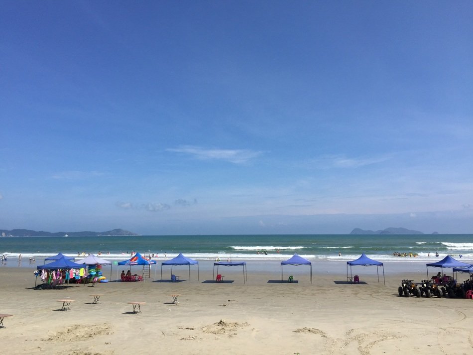landscape of the the sea beach