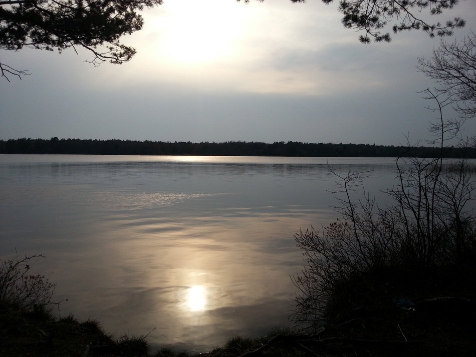 photo of the mirror surface of the lake