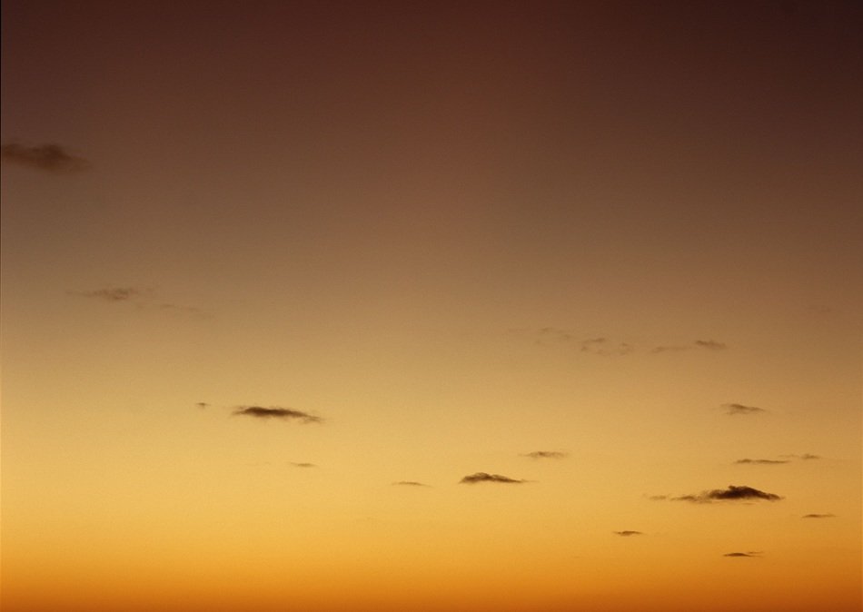 Clouds and the sunset