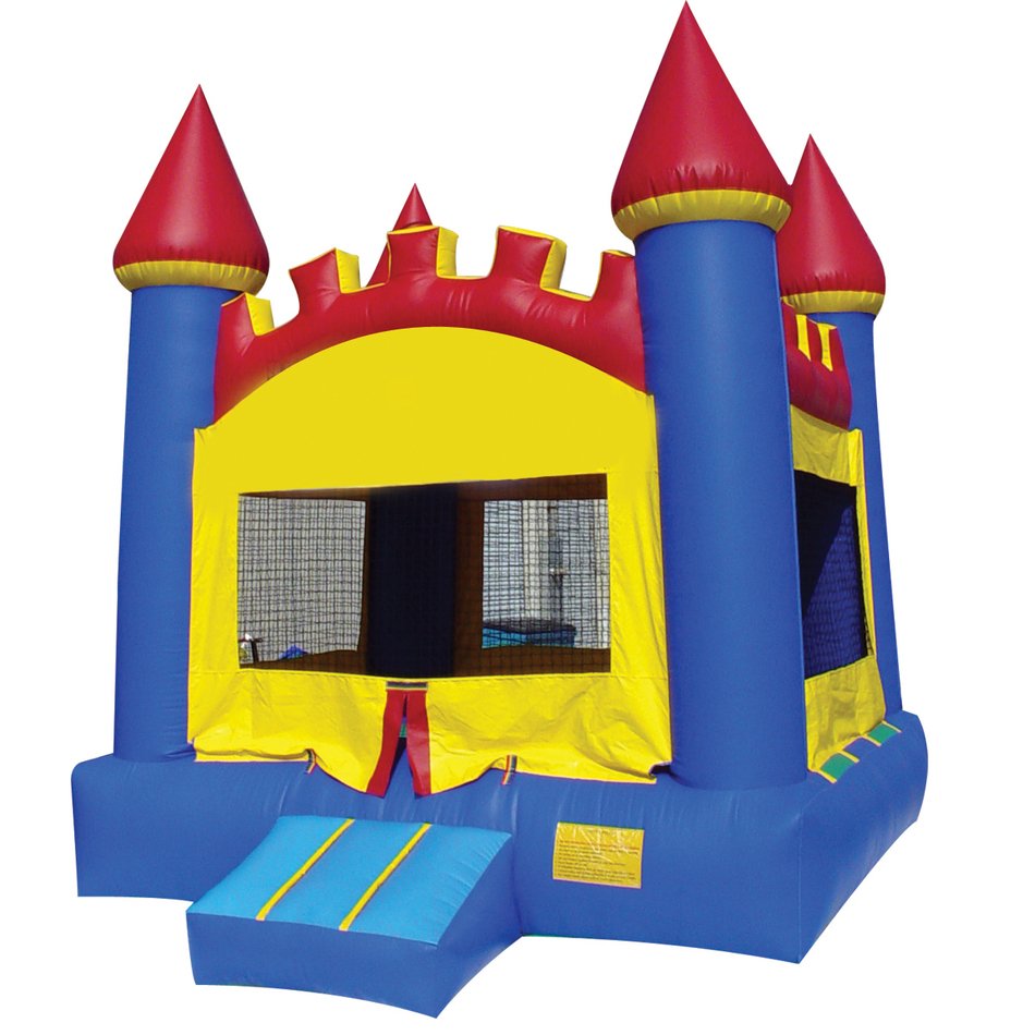 clipart of the trampoline in the form of castle