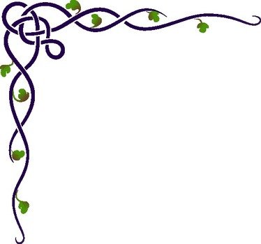 Purple Flower Border Clip Art Free
