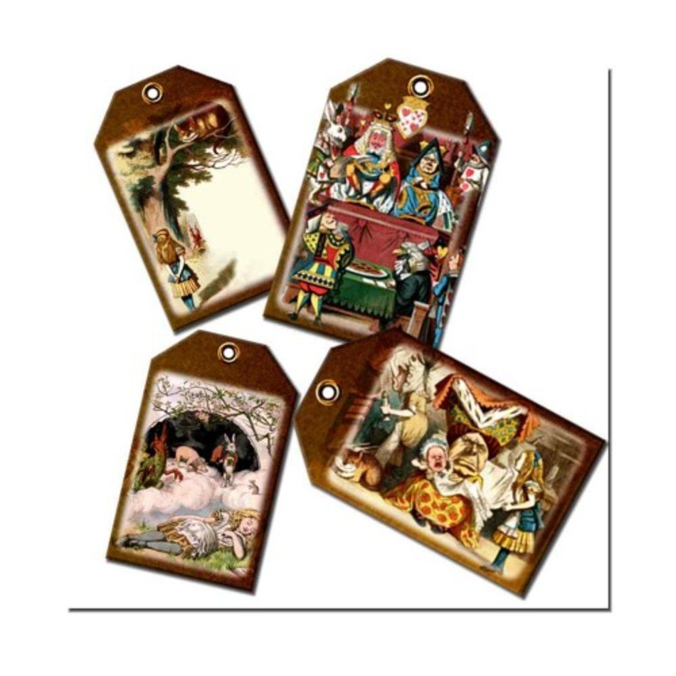 Alice In Wonderland Printable Tags Free