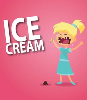 Little Girl Screaming Cartoon