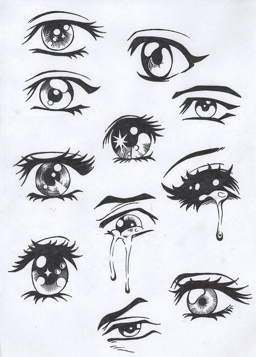 Crying Eyes Drawing Stock Photos and Images  123RF