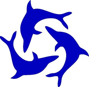 Dolphin Clip Art Black And White