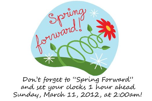 spring forward as a illustration