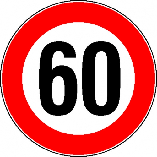 60 km speed limit sign free image download