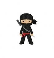 Costume Boy Ninja 4x4 Breezy Lane Embroidery