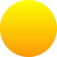 Clip Art of the yellow Sun