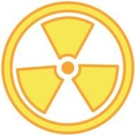 Radioactive Warning Medium 600pixel Vector