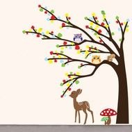 animals in a colorful picture