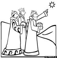 Three Wise Men Coloring Pages Index Of
