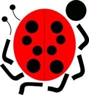 Pink Ladybug At Clkercom Vector Online Royalty N4