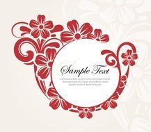 Stylish Flower Design Vector Graphic &mdash; Template Floral