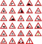 Traffic Street Road Signs At Clkercom Vector clipart