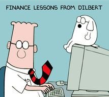 Finance Lessons From Dilbert drawing