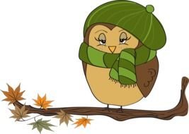 Fall Owl drawing