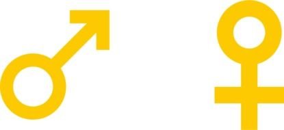 International Symbol For Male Female drawing