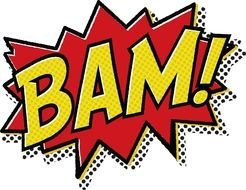 Bam! as a graphic illustration