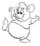 big mouse drawing
