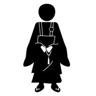 Buddhist Sutra Illustration Funeral Free Pictogram Memorial