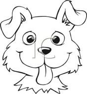 Of A Dog Face Image Free Images At Clkercom Vector Clip