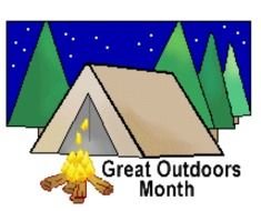 Outdoors Month Camping Tents Forests