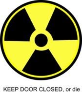 Radioactive Toilet Sign At Clkercom Vector Online