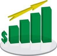 Clipart of Sales graph