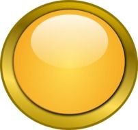 Orange Round Button 1 At Clkercom Vector Online N2